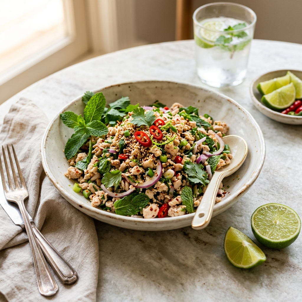 Larb Chicken Salad